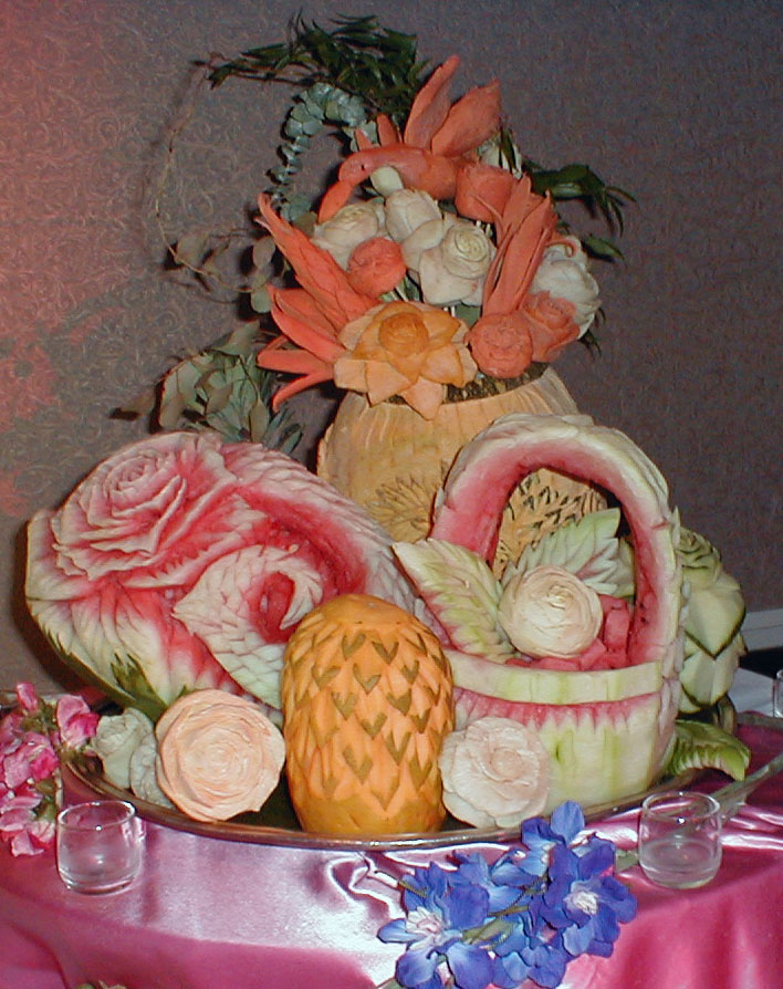 Assorted Carved Centerpiece