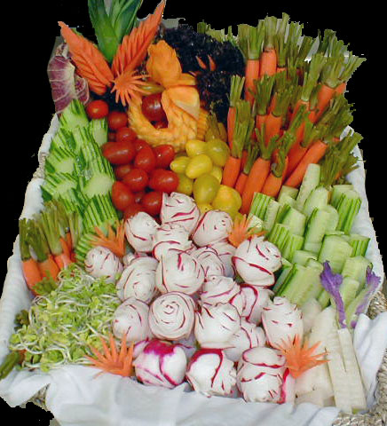 Assorted Vegetable Display